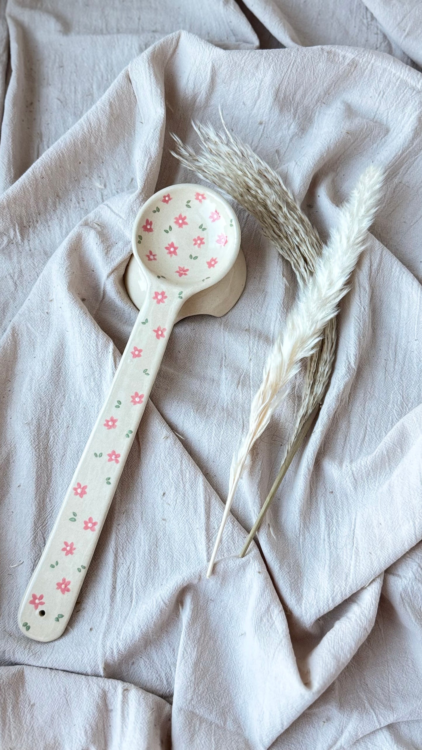 Salad Spoon with Rest Dish