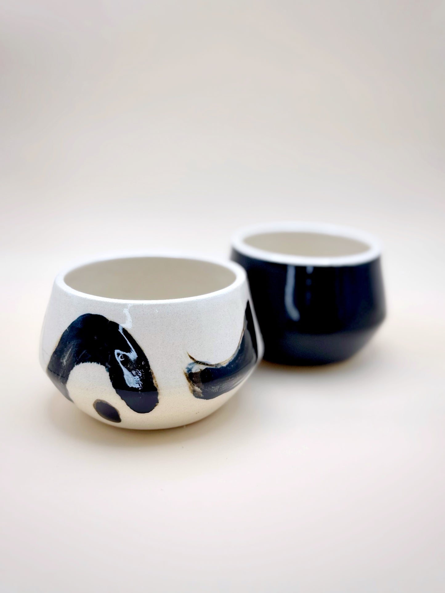 Brushed Couple Cups Set