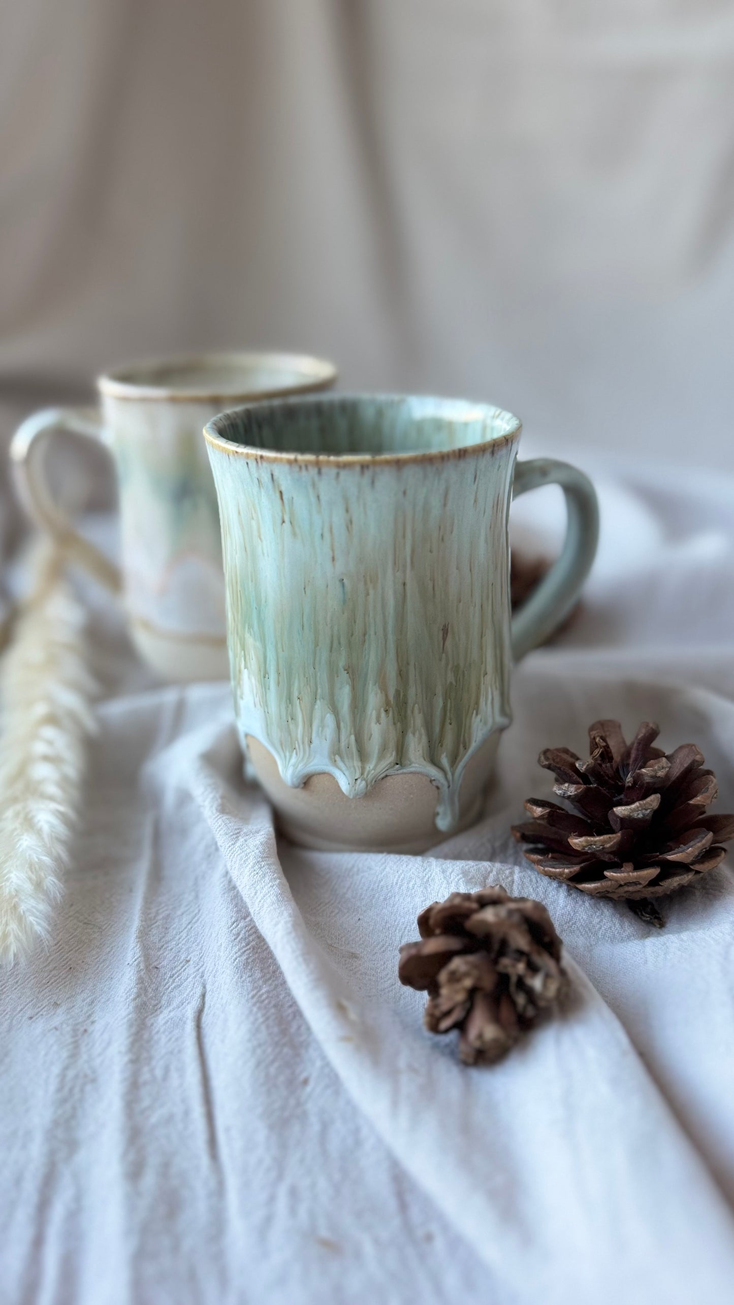 Evergreen Drip Mugs