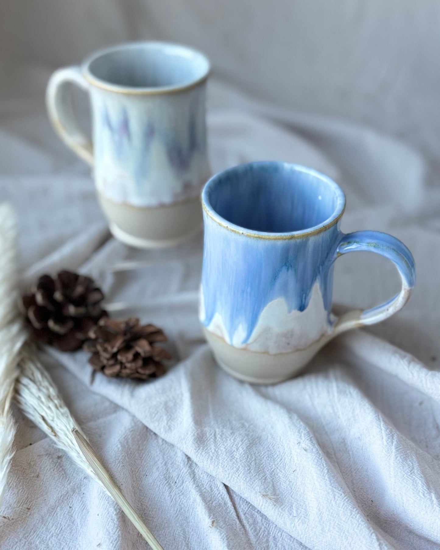 Drip Glaze Mugs