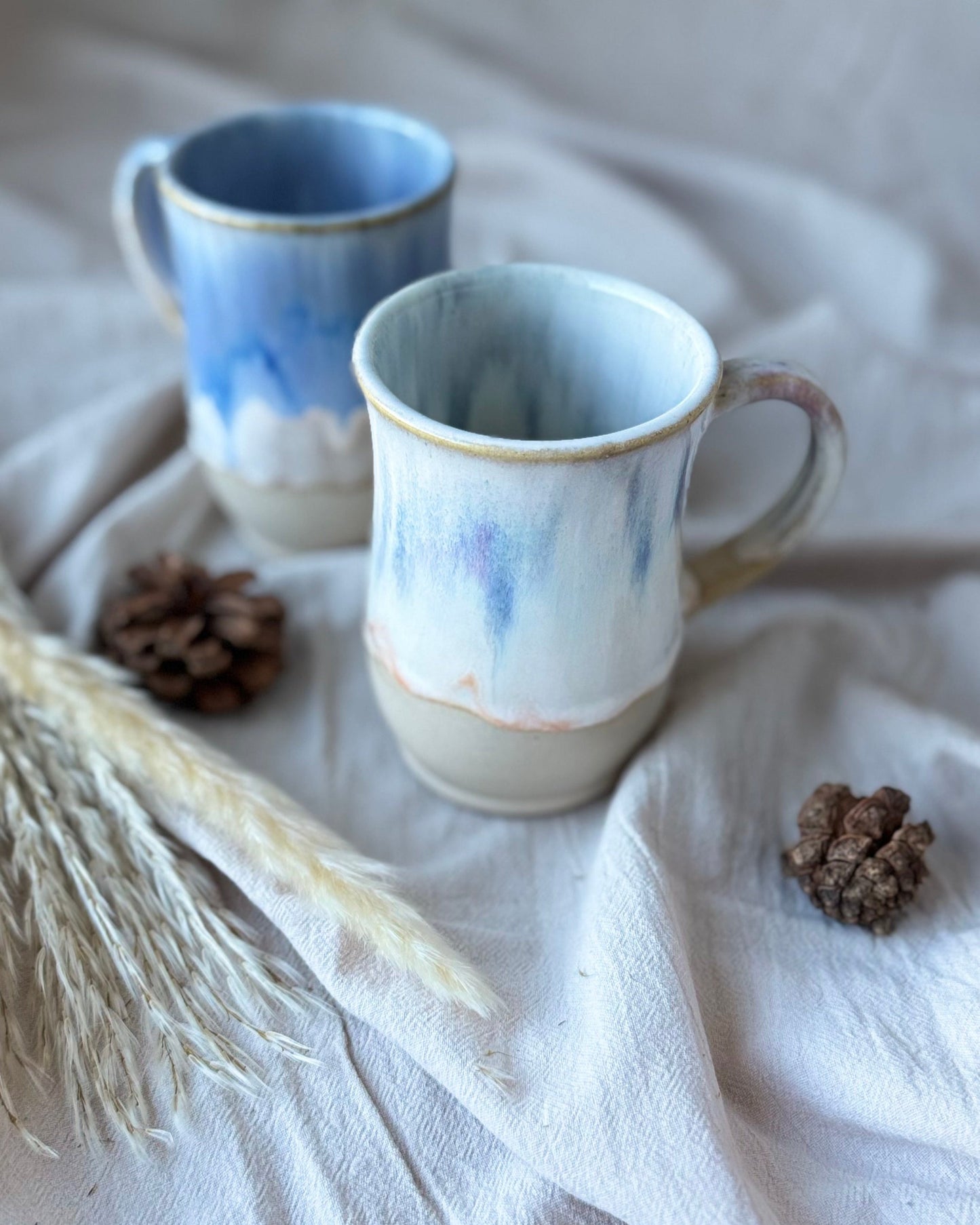 Drip Glaze Mugs