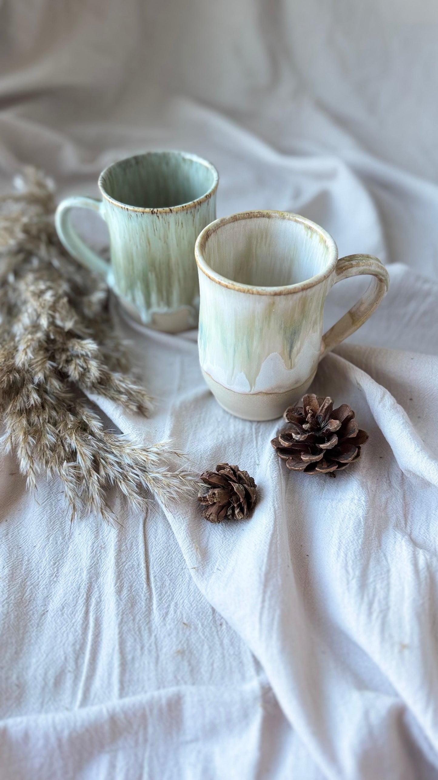 Evergreen Drip Mugs