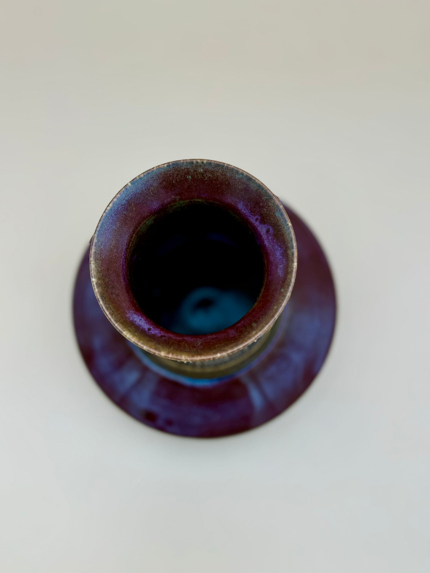 Midnight Flame Vase